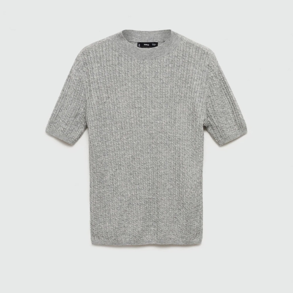 Mango - women’s knit jersey top - XS